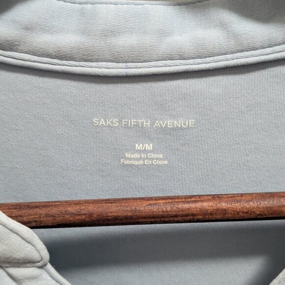 Mens Saks Off Fifth Mens Cotton T-Shirt - Picture 2 of 3